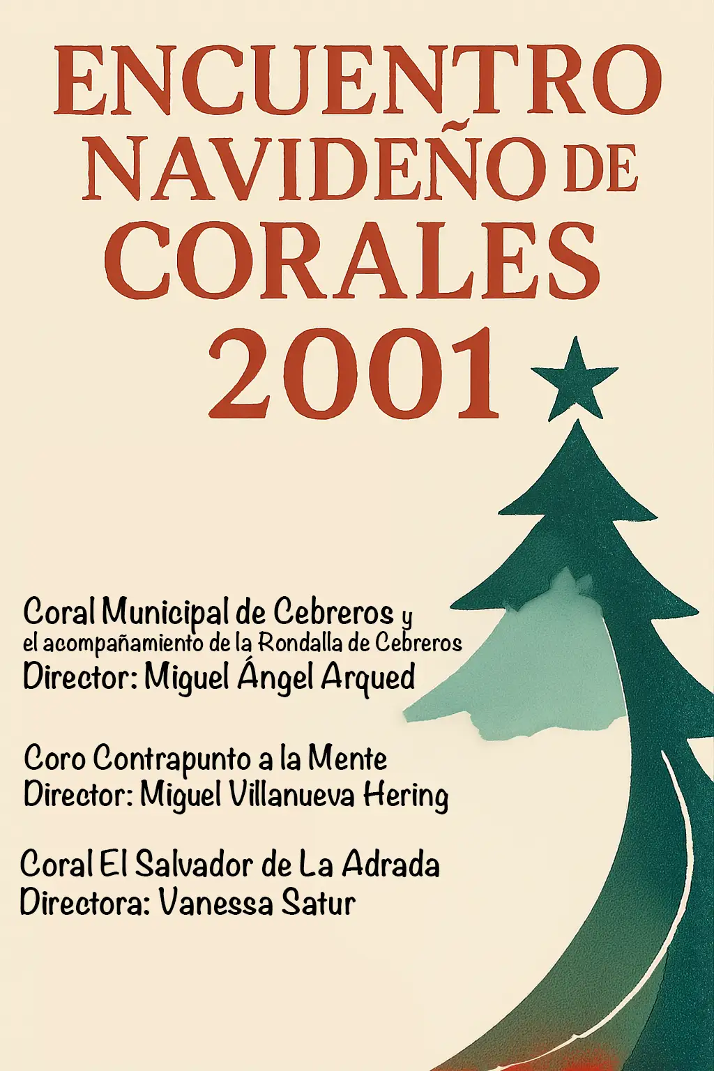 Encuentro Navideño de Corales, La Adrada 2001