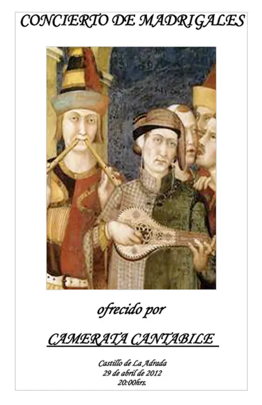 Concierto de madrigales